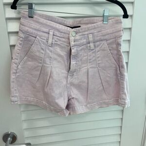 Veronica Beard Pink High Waist Shorts
